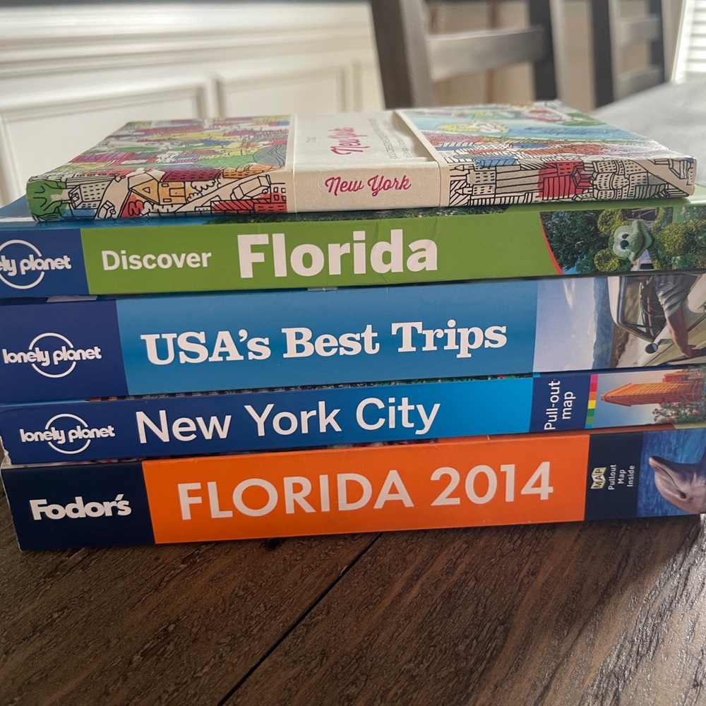 Travel Books, NYC, Florida, USA